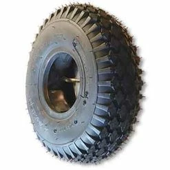 Outlet 🌟 AZUSA 410 X 350 X 6 Studded Tire, 4 Ply, 3.5" Wide, 12.5" OD 🔔